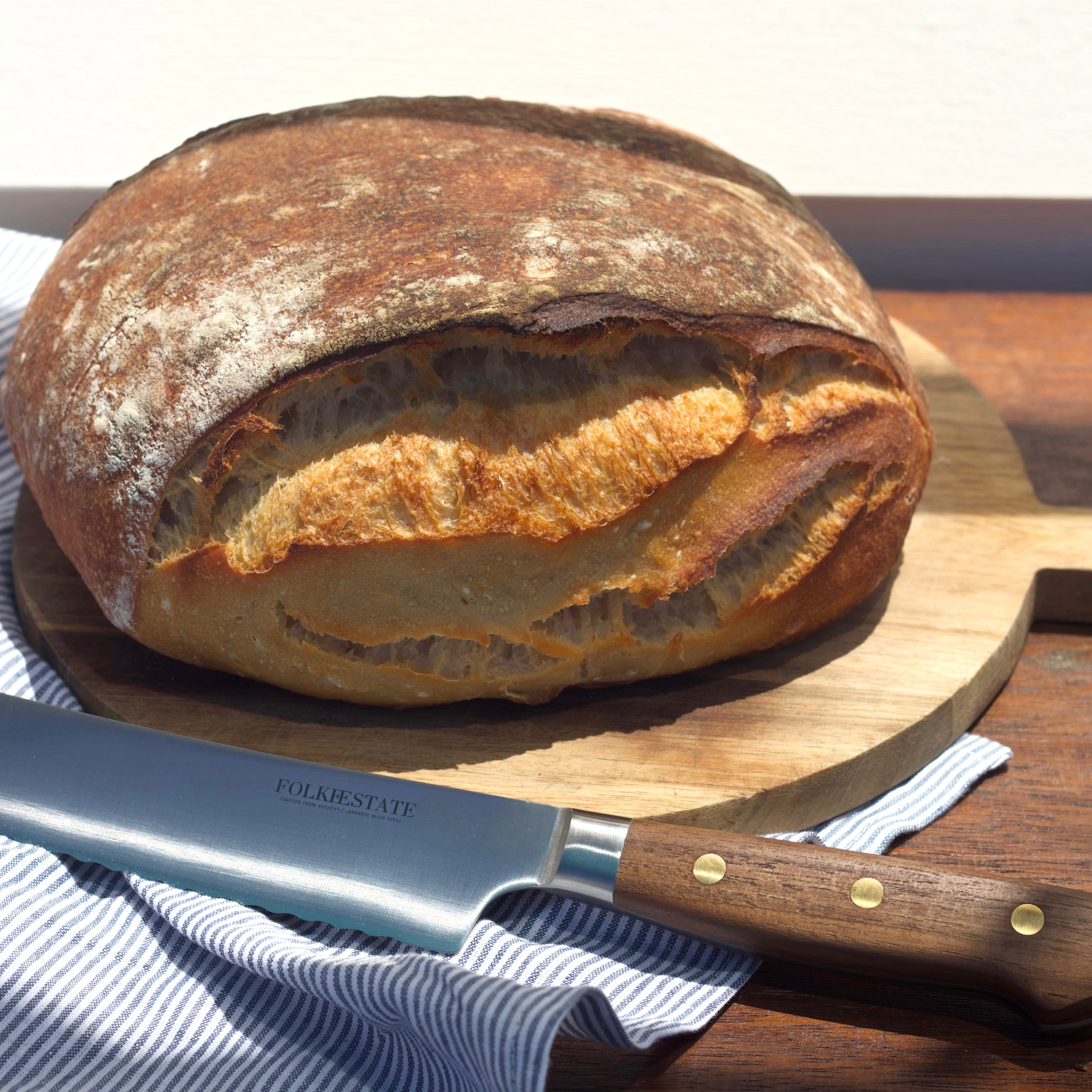 9" AUS10 Japanese Steel Bread Knife